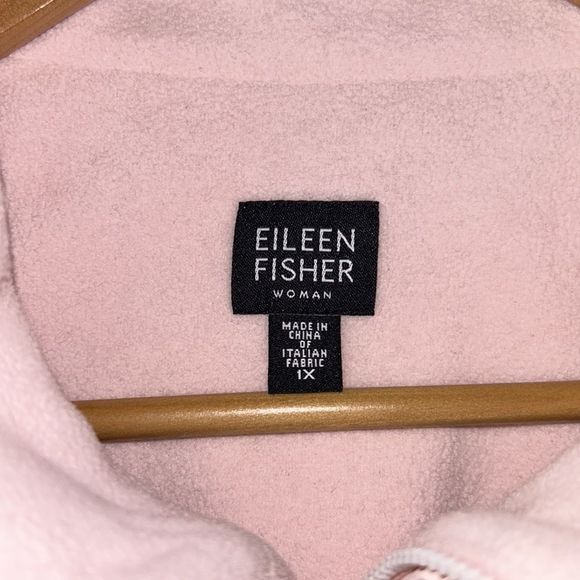 Eileen Fisher Light Pink Sleeveless Zip Front Vest - Picture 5 of 8